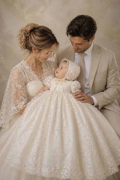 The Rosalba - Heirloom Christening Gown