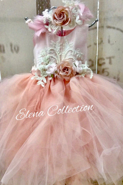 Baby Girl Birthday Dress - Claudia - Heirloom Christening Gown