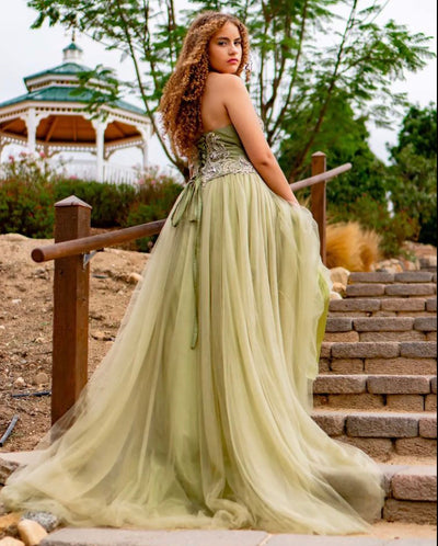 The Sage Garden Corset Gown
From the Elena Collection Archives • One of a Kind