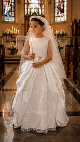 The Seraphina Communion Gown & Veil