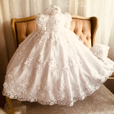 The Dior - Heirloom Christening Gown
