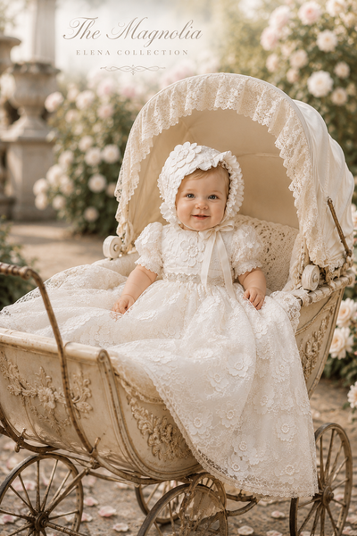 The Magnolia - Heirloom Christening Gown