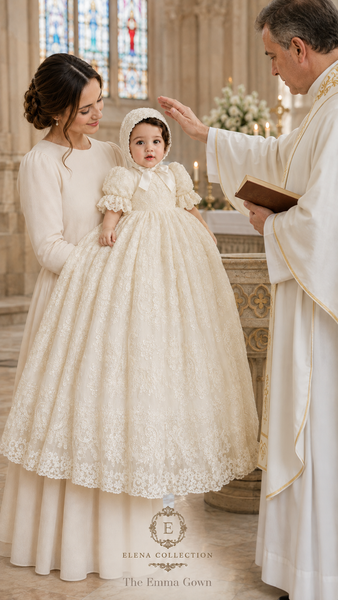Emma - Heirloom Christening Gown