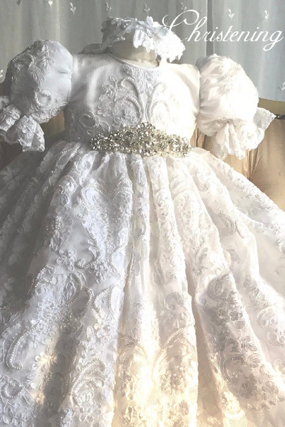 Emma - Toddler Christening Couture Dress