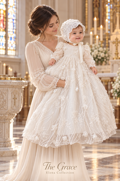 THE GRACE - Heirloom Christening Gown