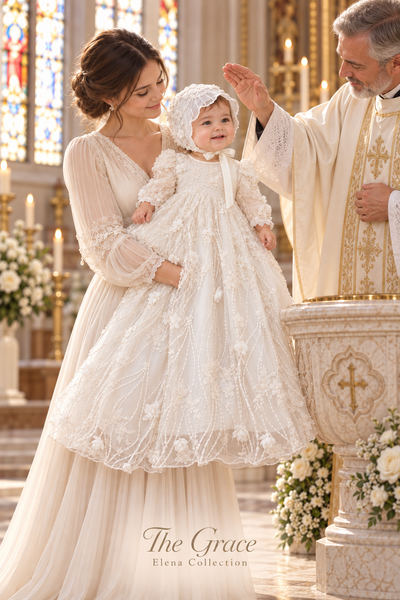 THE GRACE - Heirloom Christening Gown