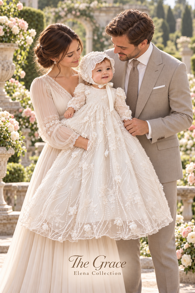 THE GRACE - Heirloom Christening Gown