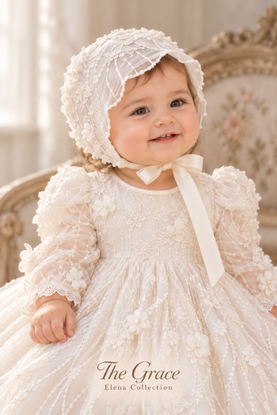 THE GRACE - Heirloom Christening Gown
