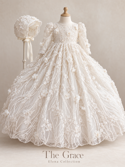 THE GRACE - Heirloom Christening Gown