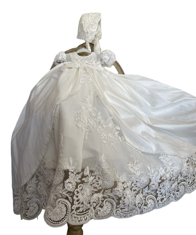 Gabriella Gown - Heirloom Christening Gown