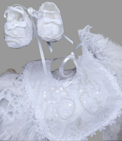 Casandra Gown - Heirloom Christening Gown