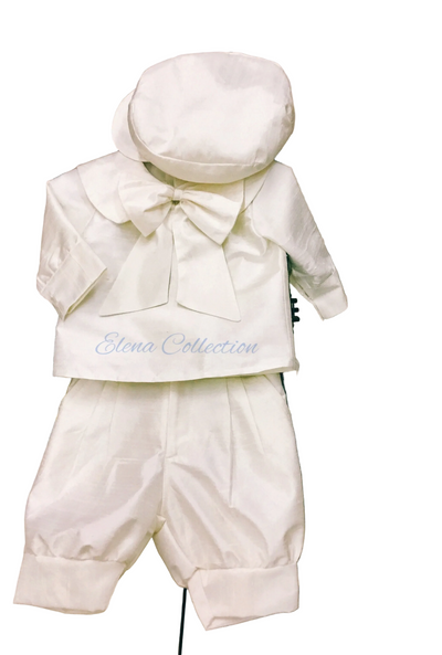 The Sam | Archival Three-Piece Silk Christening