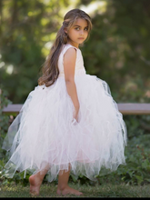 THE ANAIS | PANEL-CUT TULLE FLOWER GIRL DRESS