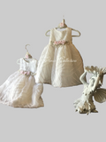 Julia 🤍 Silk Organza Embroidered Baby Dress