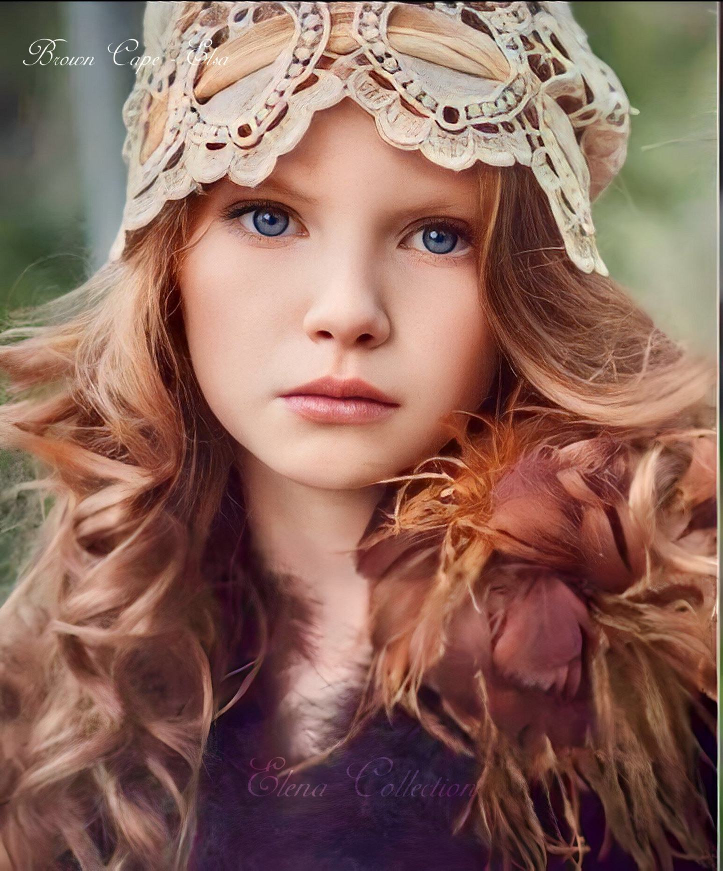 Brown Cape - Capelet - Elsa