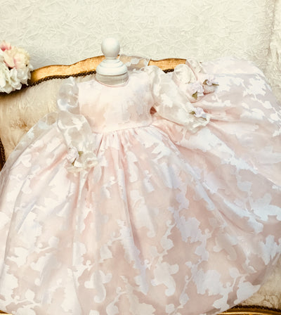 Eleanor Baptism Silk Gown - Heirloom Christening Gown
