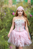 Bustier Corset Set - Blush Top & Tulle Skirt - Aria