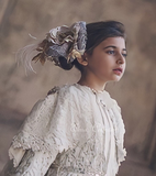 Winter Ivory Faux Fur Dress and Belt - Natasha