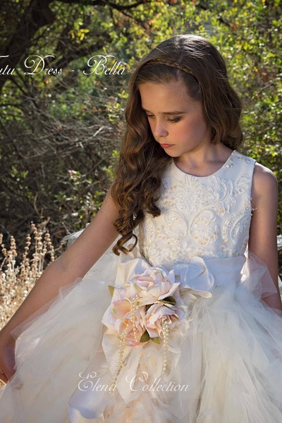 Flower Girl Tutu Dress - Bella