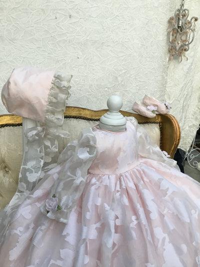 Eleanor Baptism Silk Gown - Heirloom Christening Gown