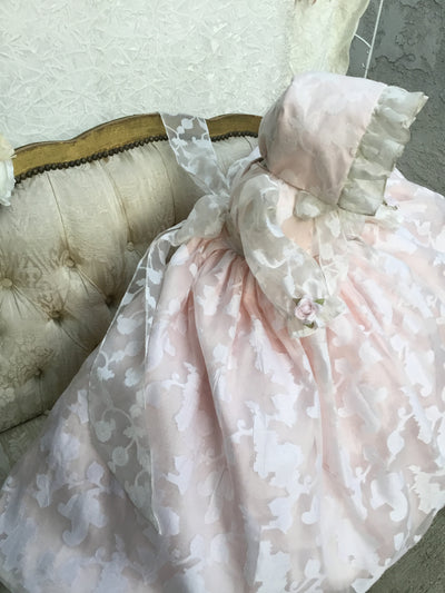 Eleanor Baptism Silk Gown - Heirloom Christening Gown