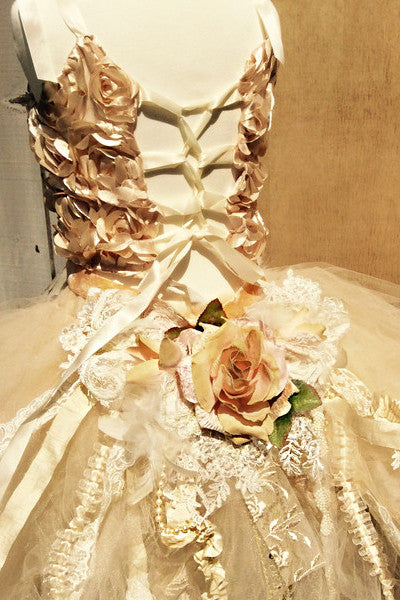 Tutu and Rosset Corset Top- photoprop-flower girl-Ann - ElenaCollection
- 5