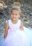 Blush Couture Tutu Dress-Bridal-Flowergirl-Photoprop-Isabella - ElenaCollection
- 2