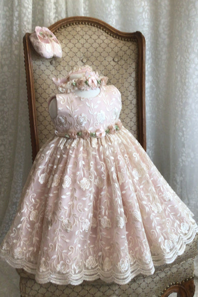 Lace Baby Girl Dress - Anita