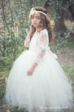 Comunion Long slevess dress-Flowergirl-Bridal-Candace - ElenaCollection
- 7