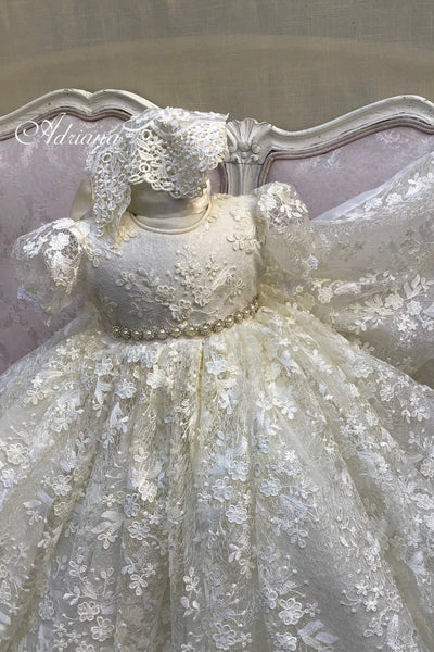 Adriana - Heirloom Christening Gown