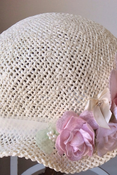Baby Victorian Cottage Hat-Rosy - ElenaCollection
- 5