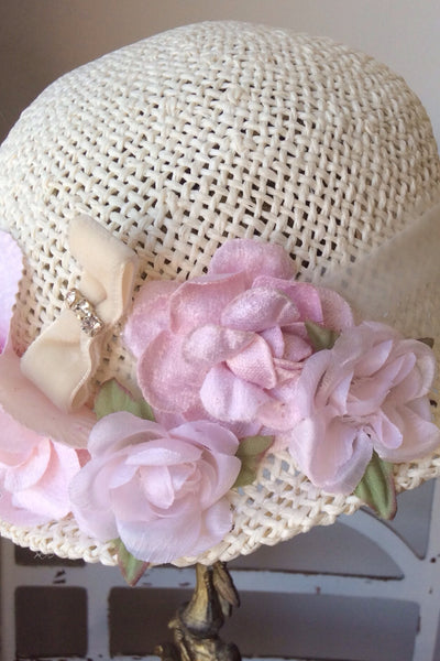 Baby Victorian Cottage Hat-Rosy - ElenaCollection
- 3