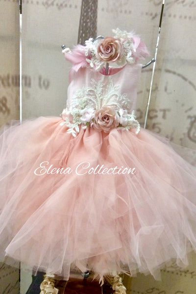 Baby Girl Birthday Dress - Claudia - Heirloom Christening Gown