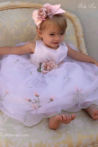 Baby Girl Organza Dress - Liza