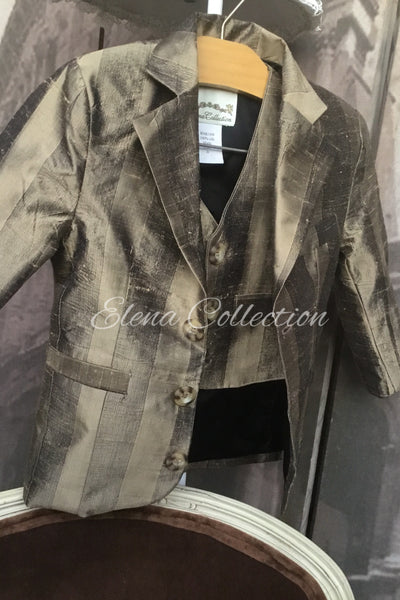 Ring Bearer Boy Silk Outfit - Danny