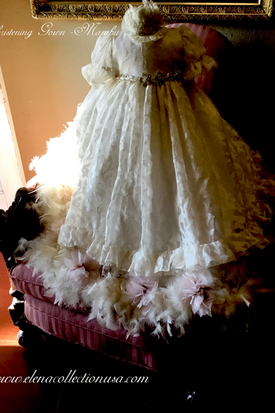 Marabou Gown