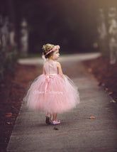 THE ANAIS | PANEL-CUT TULLE FLOWER GIRL DRESS