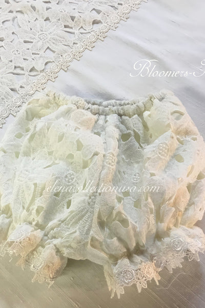 Silk Bloomers - Christening - Heirloom Christening Gown