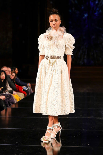 Foxy - Winter Fur Dress NYFW Runway