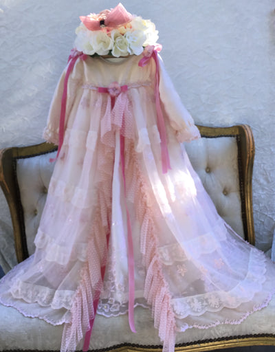 Blush - Heirloom Christening Gown