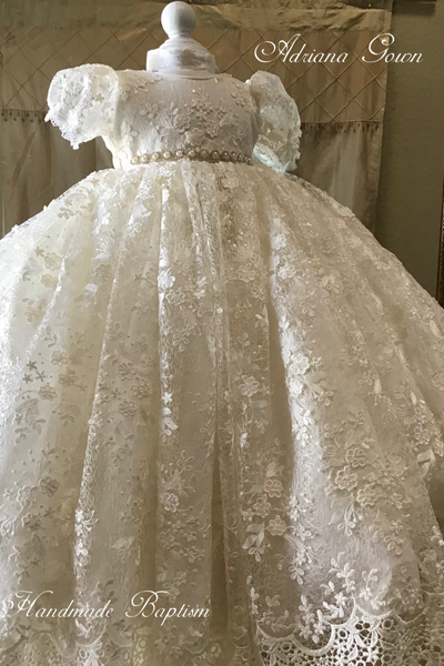 Adriana - Heirloom Christening Gown