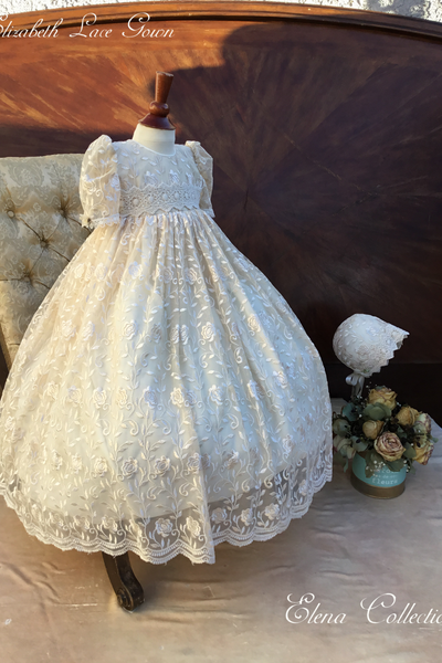 Elizabeth - Heirloom Christening Gown