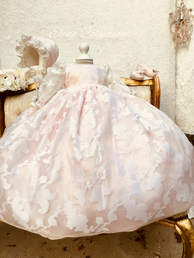 Eleanor Baptism Silk Gown - Heirloom Christening Gown
