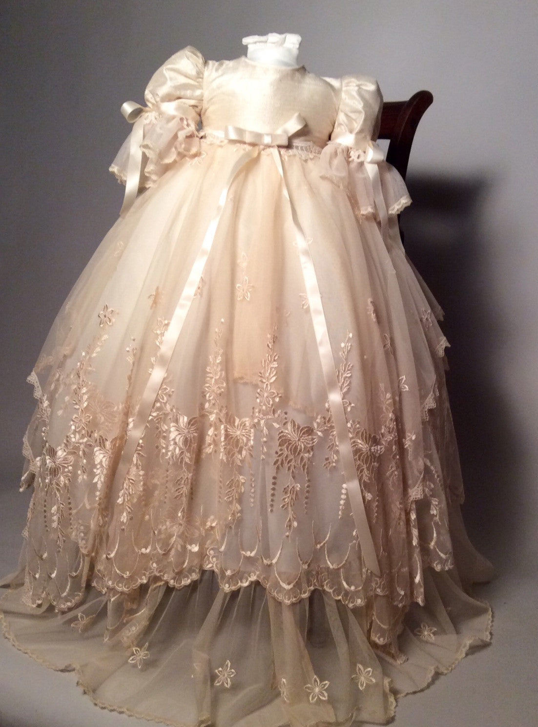 Vintage christening gown best sale