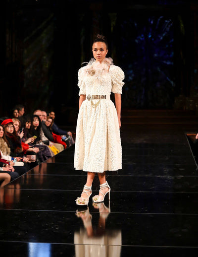 Foxy - Winter Fur Dress NYFW Runway