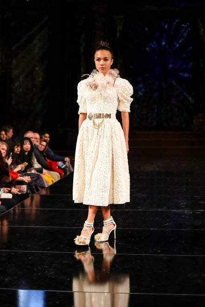 Foxy - Winter Fur Dress NYFW Runway
