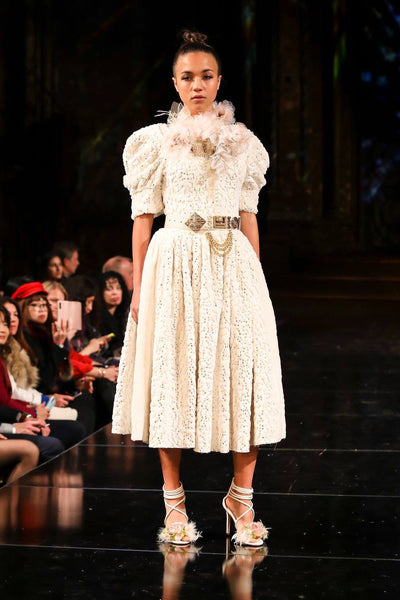 Foxy - Winter Fur Dress NYFW Runway