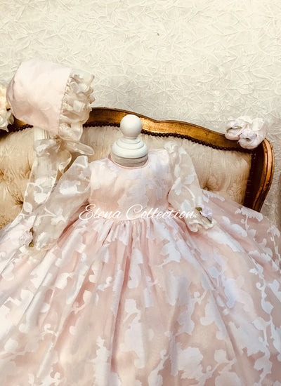 Eleanor Baptism Silk Gown - Heirloom Christening Gown