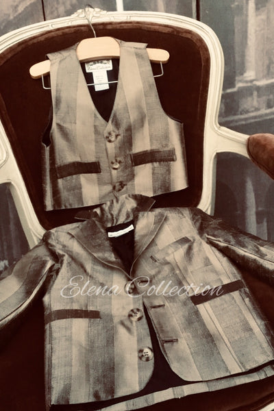 Ring Bearer Boy Silk Outfit - Danny