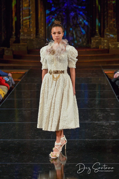 Foxy - Winter Fur Dress NYFW Runway